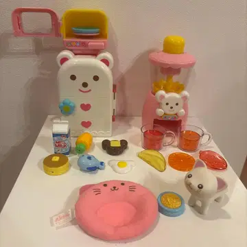 멜짱 냉장고 세트 주스 믹서기 고양이 돌봄 세트