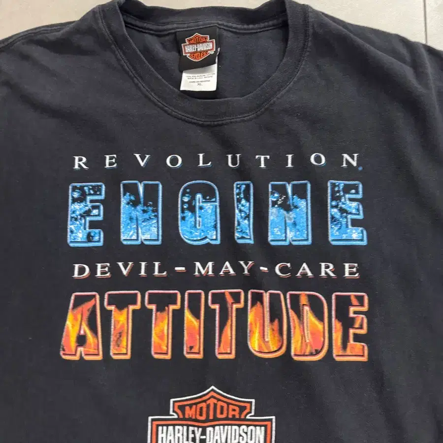 90s 빈티지 Harley Davidson 티셔츠 XL