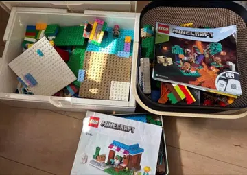 LEGO 마인크래프트 묶음 판매 빵집 뒤틀린 숲
