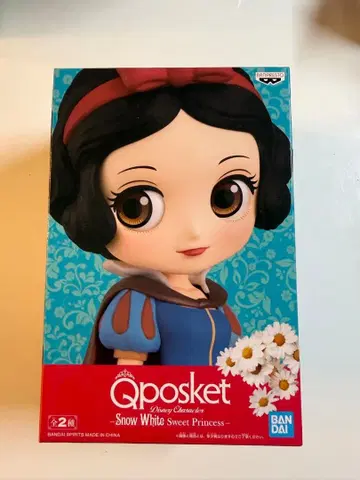 Qposket 디즈니 캐릭터 백설공주 피규어 (일반 컬러)