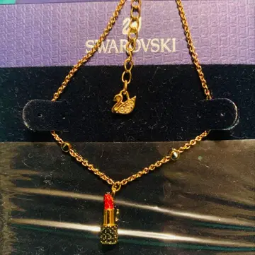 SWAROVSKI 립 모티브 팔찌 골드 컬러