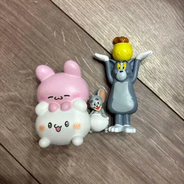 톰과 제리 피규어 기타 3체 세트