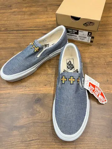 [ 한정품 ] VANS 반스 슬립온 새상품 샴브레이 G-400