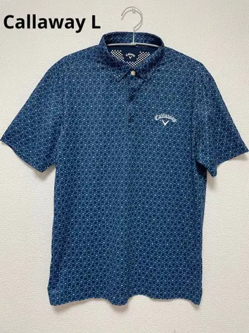새상품급! Callaway 캘러웨이 골프웨어 반팔 피케 셔츠 L