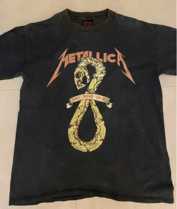 90s METALLICA 메탈리카 빈티지 티셔츠 구제 의류 락