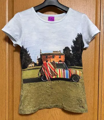 Paul Smith 여성용 반팔 T셔츠 미니쿠퍼 포토 프린트