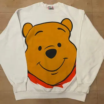 90s 디즈니 푸우 맨투맨 USA제 빅 페이스 빈티지