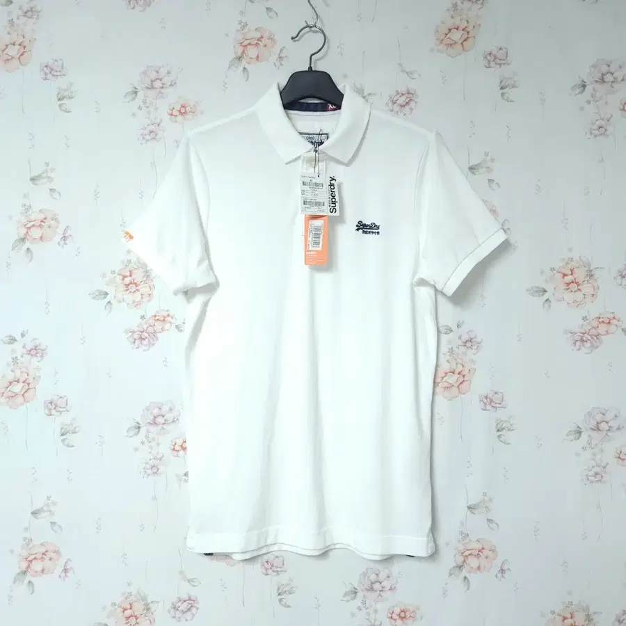 택새것) 슈퍼드라이 남성 반팔카라티 슬림핏 XL