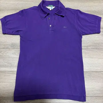 CHEMISE LACOSTE 피케 셔츠 퍼플 남성용 사이즈 1