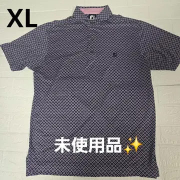 미사용품 풋조이 반팔 피케 셔츠 XL 올 패턴