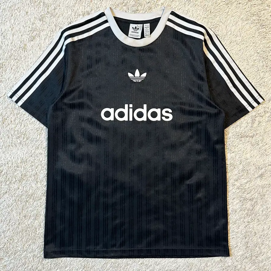 [우먼스 L] 아디다스 ADIDAS 폴리 반팔 티셔츠 블랙