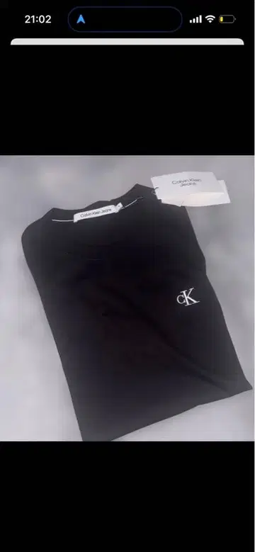 Calvin Klein Jeans 티셔츠 블랙