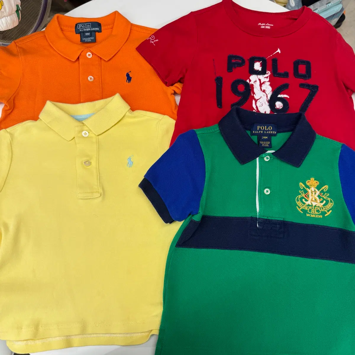 폴로 polo 반팔 18-24m 일괄