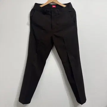 order 남성용 슬랙스 다크 브라운
