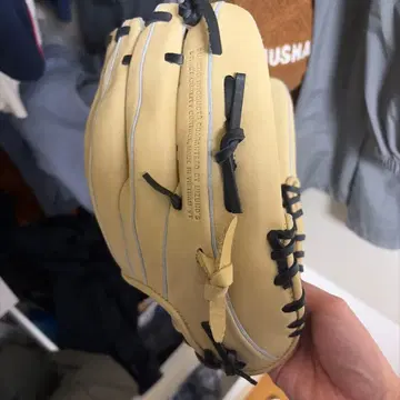 MIZUNO 야구 그로브 베이지 블랙