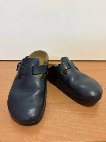 버켄스탁 보스턴 가죽 레어 컬러 네이비 35