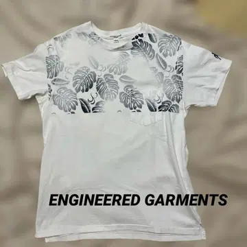 ENGINEERED GARMENTS 보태니컬 무늬 T셔츠 S