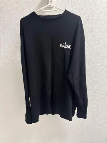 팻랭크 긴팔 티셔츠 블랙 XXL