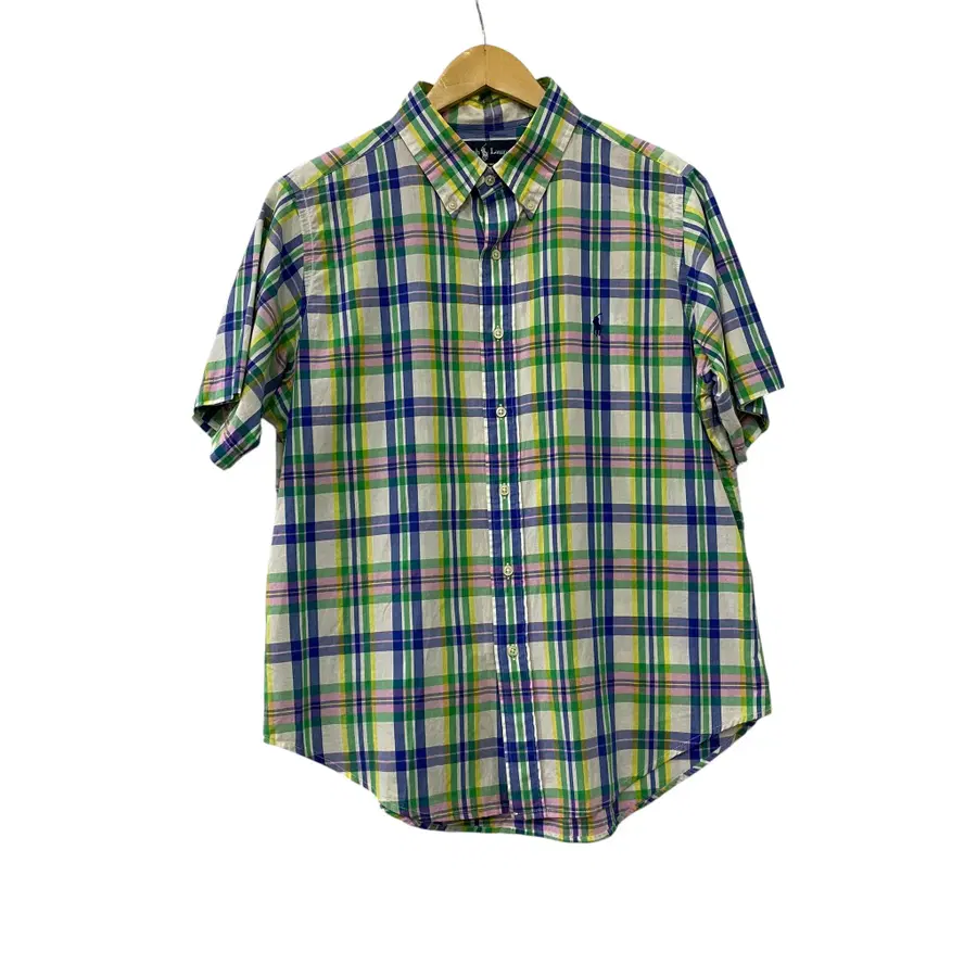 A539. 폴로 체크 반팔셔츠(XL)
