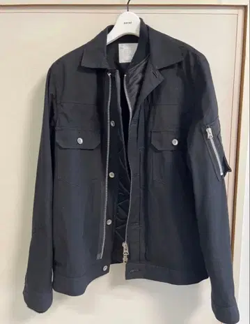 sacai 22 코튼 코튼 옥스퍼드 도킹 블루종