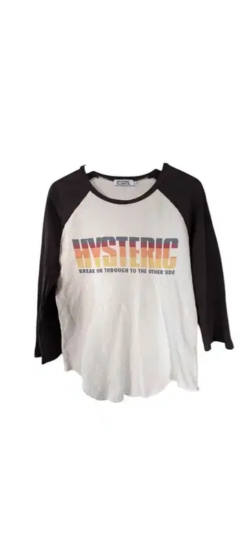 HYSTERIC GLAMOUR 7부 소매 래글런 티셔츠