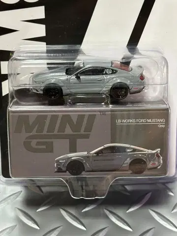 MINI GT LB-WORKS Ford Mustang Grey