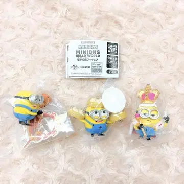 미니언즈 BELLO WORLD 세계 여행 피규어 전 3종 컴플리트
