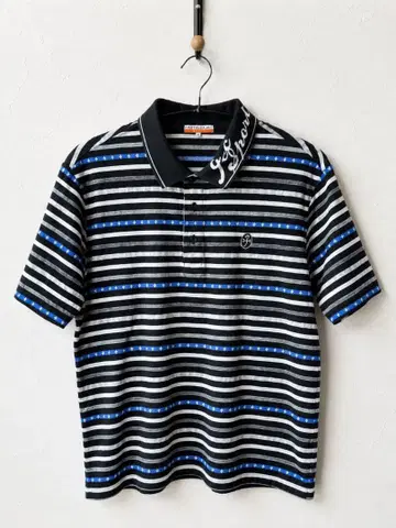 CASTELBAJAC SPORT 보더 반팔 피케 셔츠 50