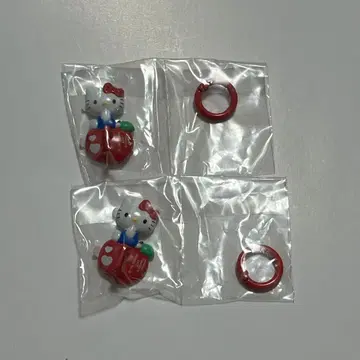 가챠가챠 산리오 키링 행거 헬로키티 2세트