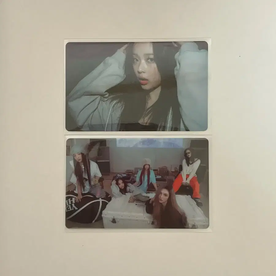 뉴진스 하니 단체 포카 2장 하우스윗 스탠다드 위버스샵 특전 NJZ 엔제이지 공방