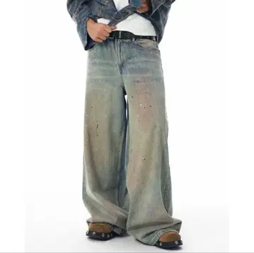 menes JHYQ dirty baggy denim 배기 데님