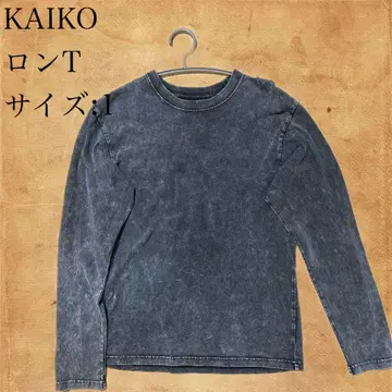 KAIKO FADED L/S T-SHIRT 'FADED BLACK'