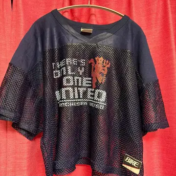 BIKE 맨체스터 유나이티드 메쉬 T셔츠 L/XL 구제 의류