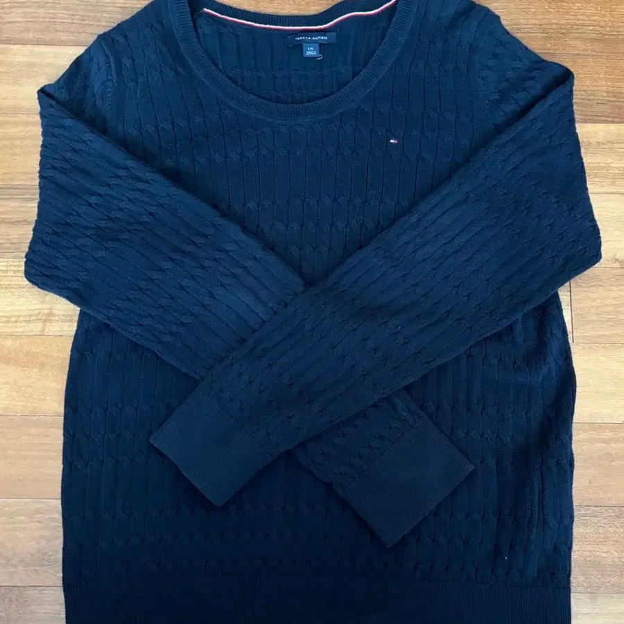 타미힐피거 니트 네이비 L