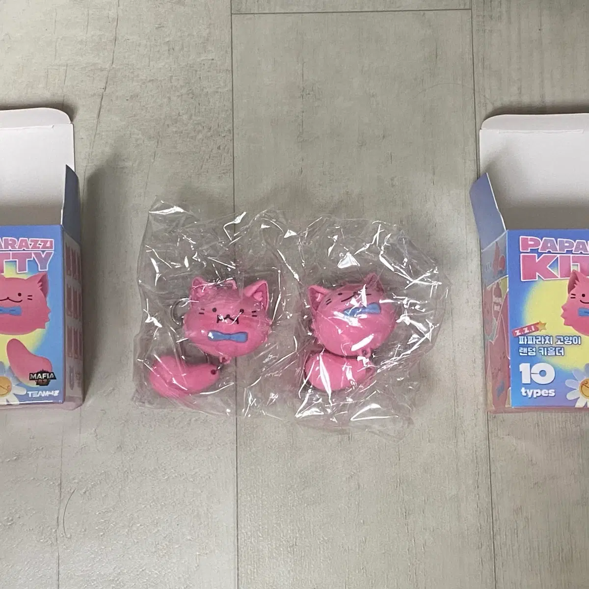 마피아42 파파라치 키링 고양이 랜덤 키홀더