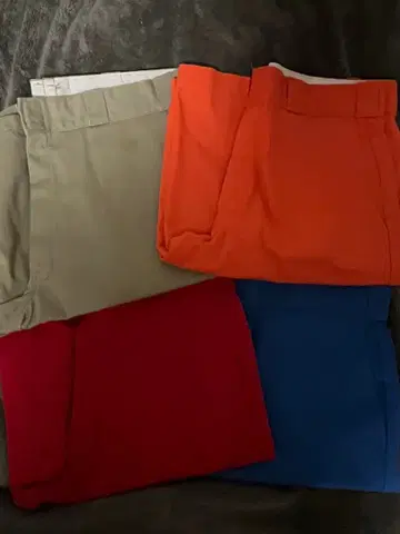 Dickies 워크 팬츠 4색 세트