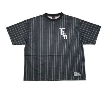 FUBU 메쉬 스트라이프 S/S 티셔츠 XXL 블랙