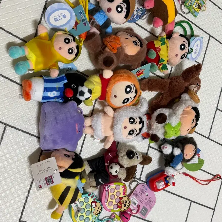 짱구 및 다양한 종류 봉제인형 키링