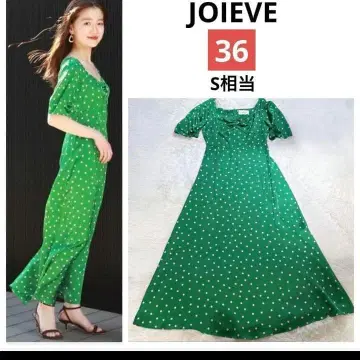 미사용급 JOIEVE 조에브 도트 롱 원피스 드레스