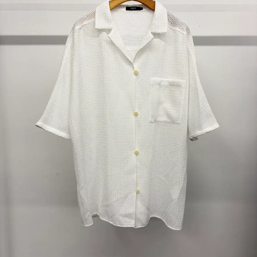 오스트카카 레이스 오버핏 셔츠 F