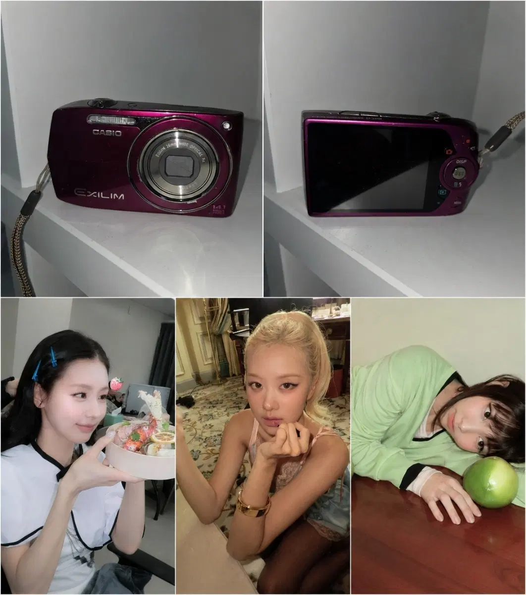 마지막 가격 내림!!카시오 EX-Z2300 보라 디지털 카메라