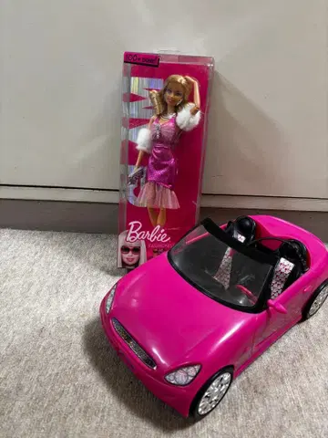 바비 인형 Barbie Fashionistas 핑크 오픈카