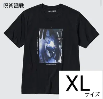 [ 새상품 ] 주술회전 회옥 옥절/시부야 사변 UT 티셔츠 반팔 블랙 XL