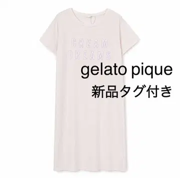 택 포함 새상품 gelato pique 접촉 냉감 [ 레이온 ] 반팔 원피스