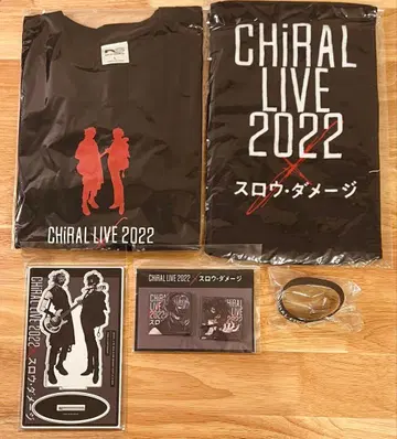 슬로우 데미지 슬로우 데미지 CHiRAL LIVE 2022 굿즈 세트