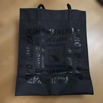 키노쿠니야 단종품 토트백 쇼핑백 미니 토트 블랙