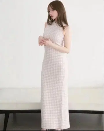 ANDMARY Daisy knit dress pink
