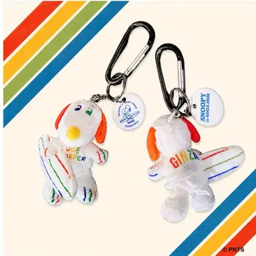 SNOOPY'S SURF SHOP 서핑보드 키링 in 긴자 ver