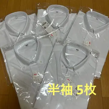 유니클로 드라이 논아이롱 저지 셔츠 반팔 5개 세트