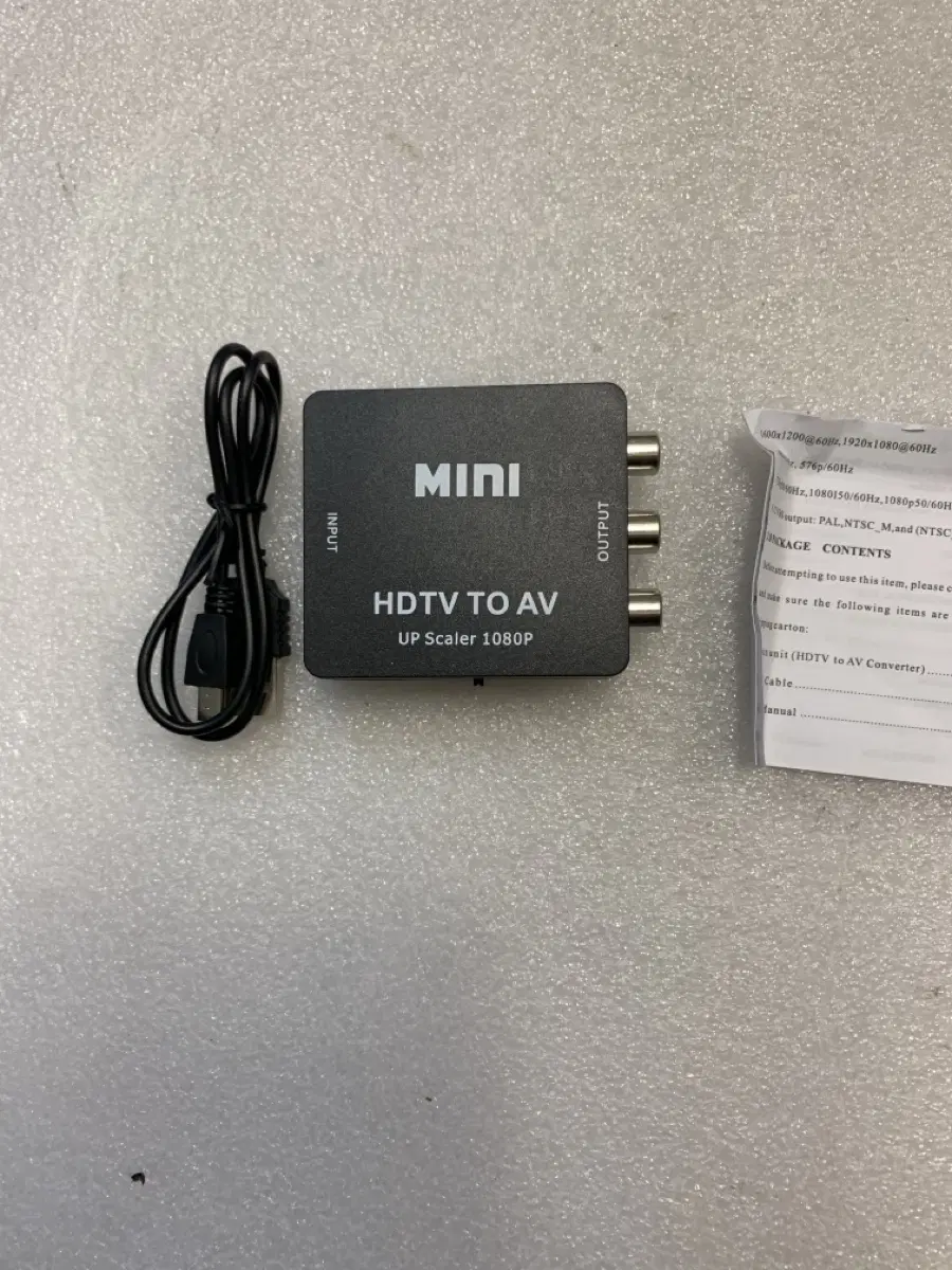 MINI HDTV to AV 컨버터 1080P